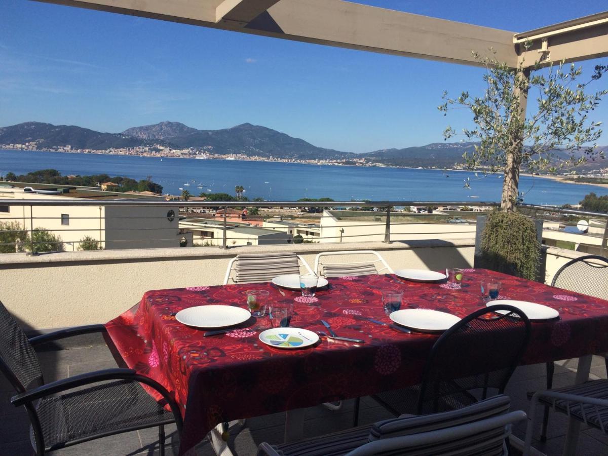Vue Magnifique Sur Baie Ajaccio Leilighet Porticcio  Eksteriør bilde