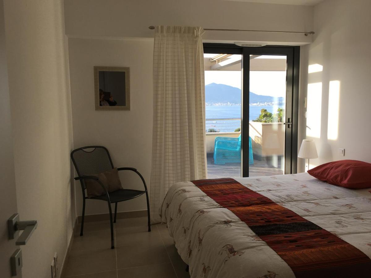 Vue Magnifique Sur Baie Ajaccio Leilighet Porticcio  Eksteriør bilde