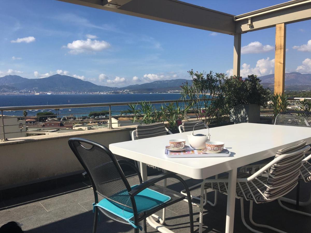 Vue Magnifique Sur Baie Ajaccio Leilighet Porticcio  Eksteriør bilde